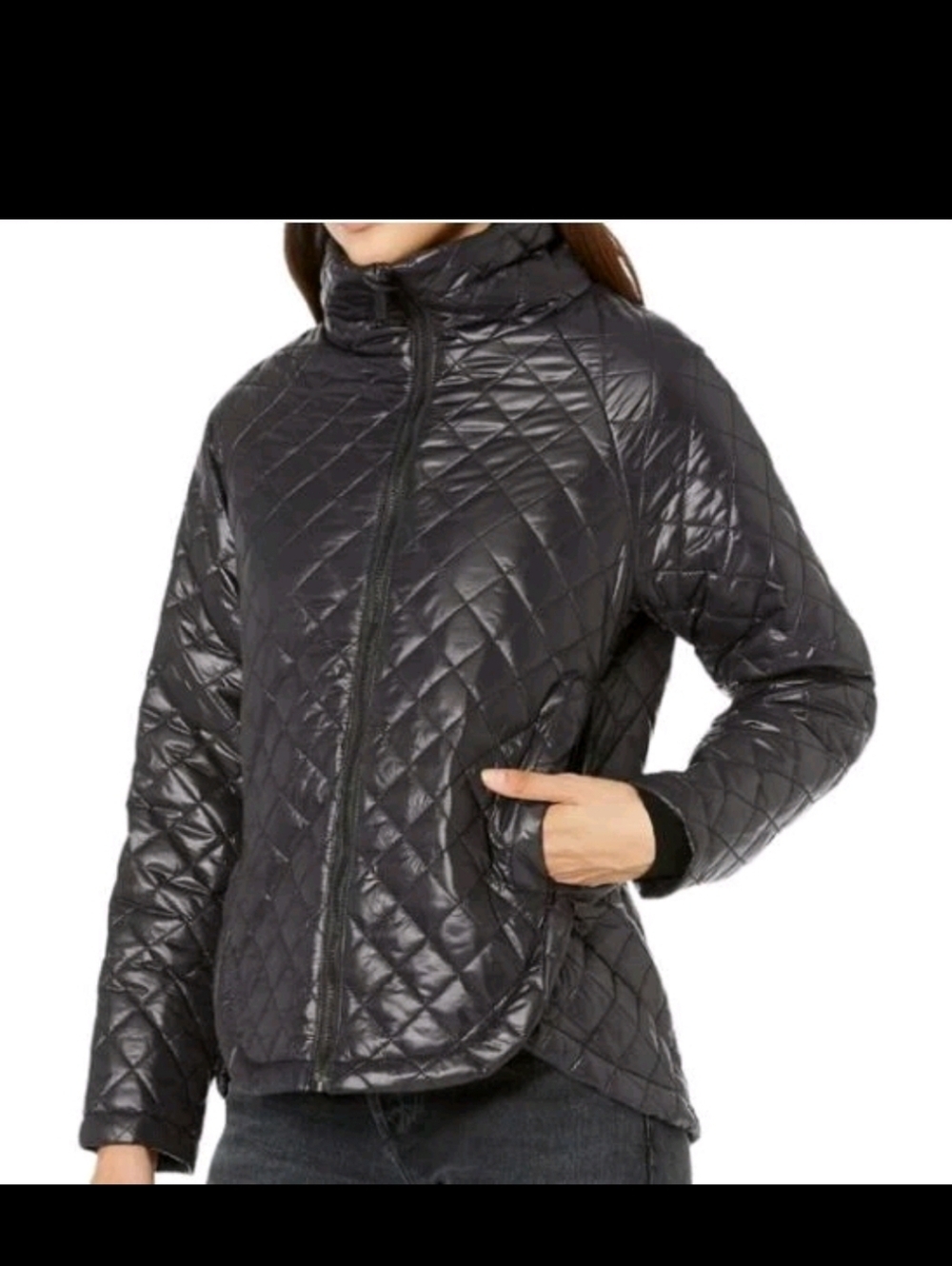 Sam Edelman Black Quilted Jacket_XL